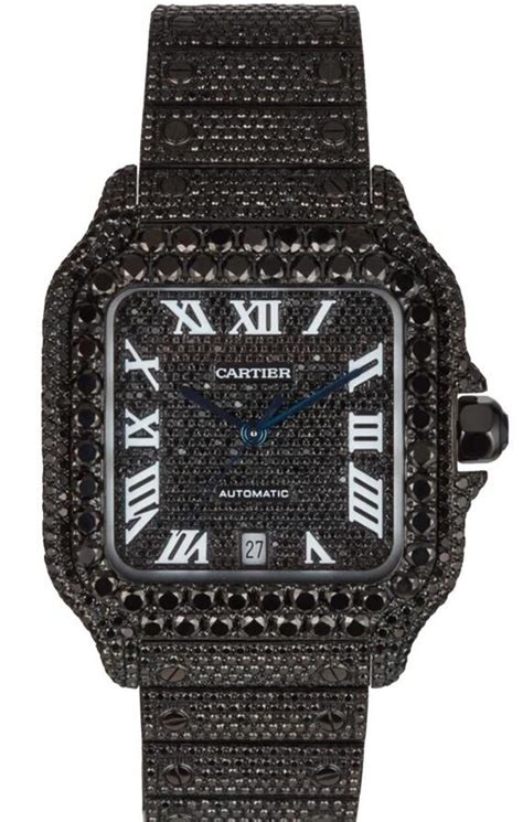 iced out replica cartier watch|iced out cartier watch cheap.